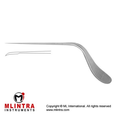 Zoellner Micro Ear Knife Angled Downwards Stainless Steel, Standard Size